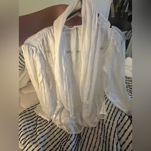 Woman  shirt equipment brand work white